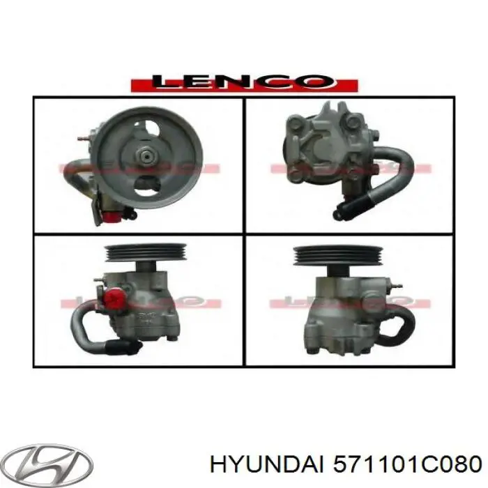 571101C080 Hyundai/Kia Bomba da Direção hidrâulica assistida