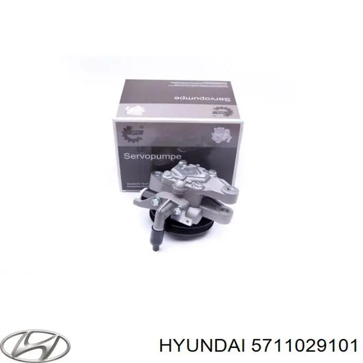 Bomba da Direção hidrâulica assistida Hyundai/Kia 5711029101 preço, a partir de 56,18 USD