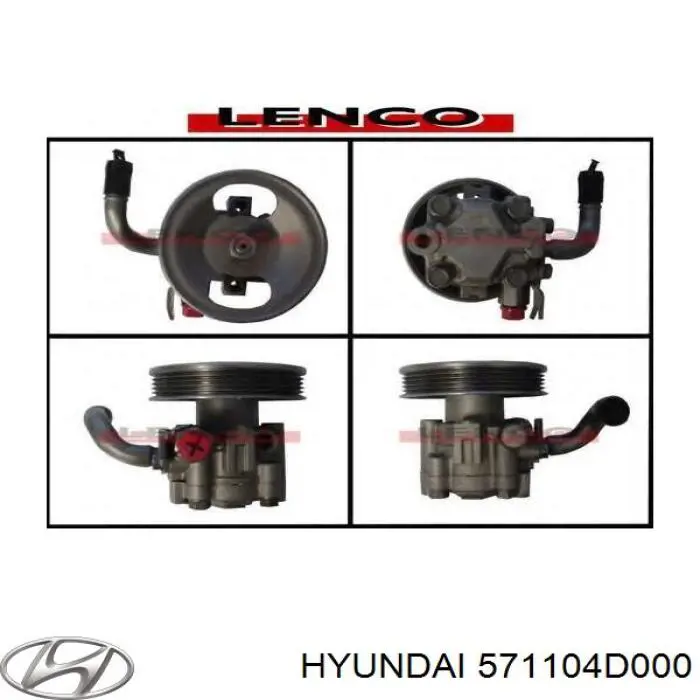 Bomba da Direção hidrâulica assistida Hyundai/Kia 571104D000 preço, a partir de 139,61 USD