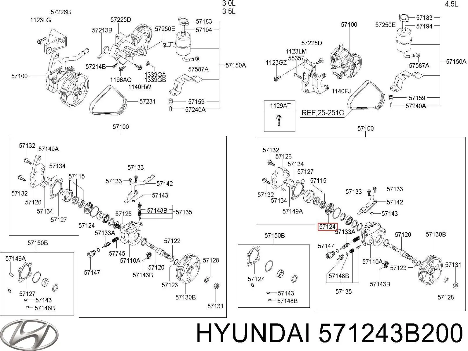  Hyundai/Kia 571243B200 preço, a partir de  