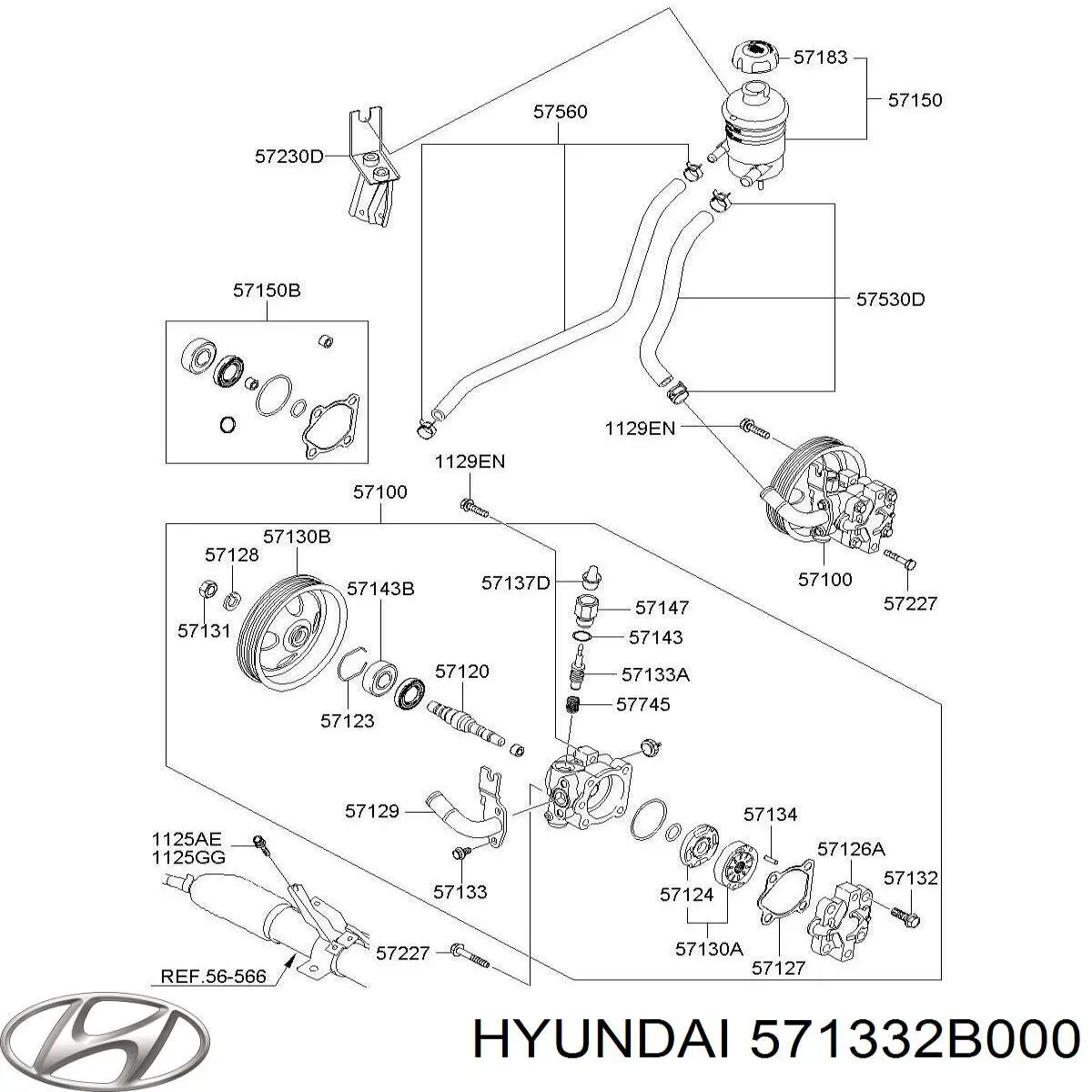  Hyundai/Kia 571332B000 preço, a partir de 8,26 USD
