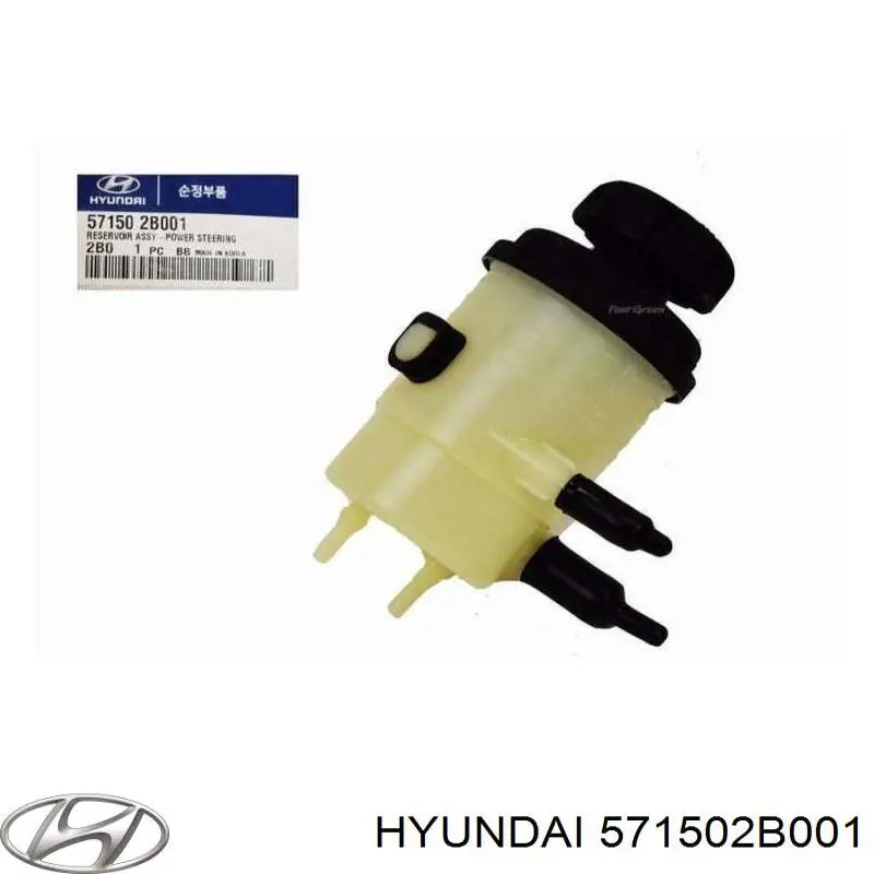 571502B001 Hyundai/Kia Tanque de bomba da Direção hidrâulica assistida