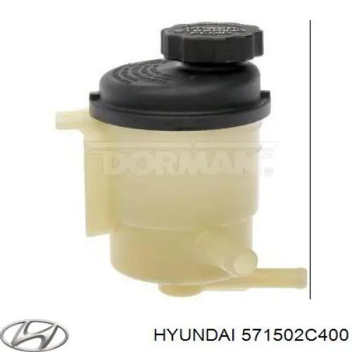 Compre Tanque de bomba da Direção hidrâulica assistida Hyundai Coupe 2
