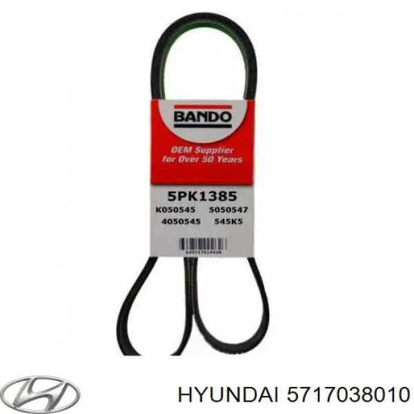 Compre 5717038010 Hyundai/Kia Correia dos conjuntos de transmissão
