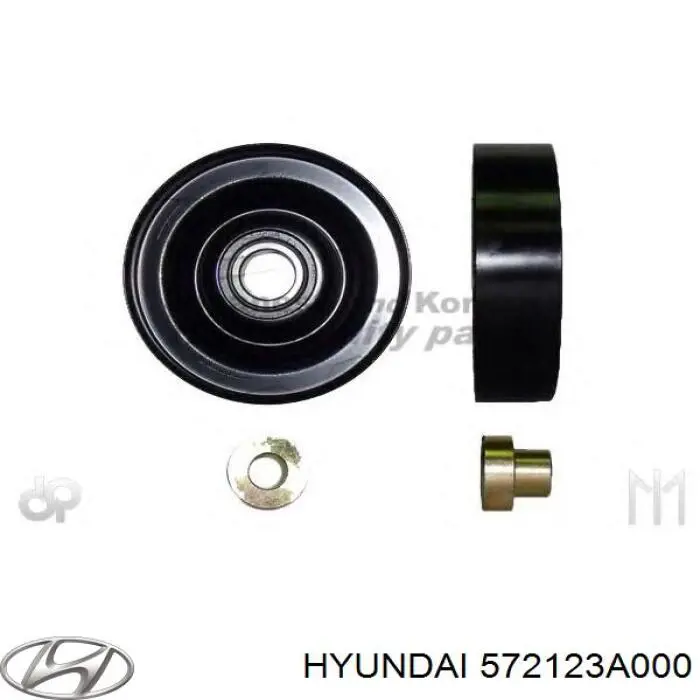 Rolo de reguladora de tensão da correia de transmissão Hyundai/Kia 572123A000 preço, a partir de 19,05 USD