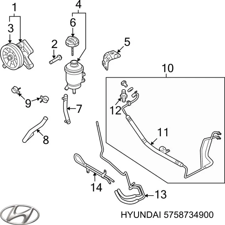 5758734900 Hyundai/Kia 