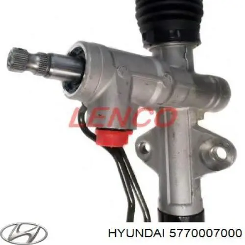 Cremalheira da direção Hyundai/Kia 5770007000 preço, a partir de 119,18 USD