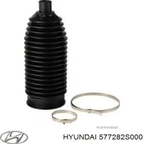 577282S000 Hyundai/Kia Bota de proteção do mecanismo de direção (de cremalheira)