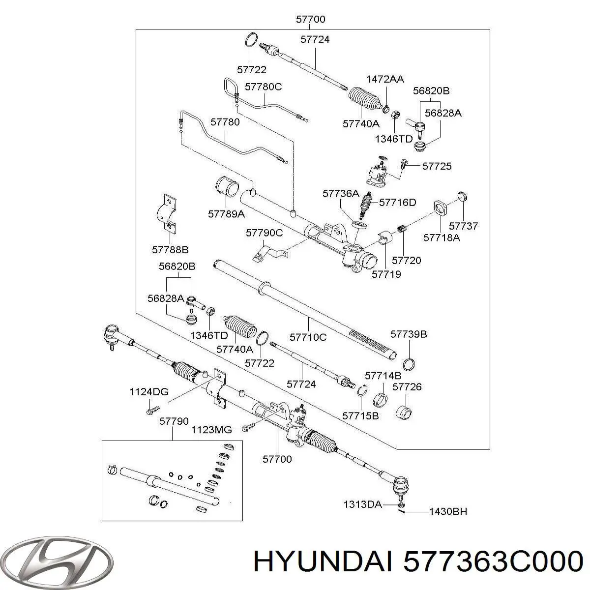  Hyundai/Kia 577363C000 preço, a partir de 4,42 USD