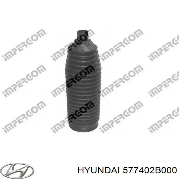 577402B000 Hyundai/Kia Bota de proteção do mecanismo de direção (de cremalheira)