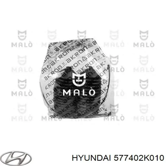 Compre 577402K010 Hyundai/Kia Bota de proteção do mecanismo de direção (de cremalheira)