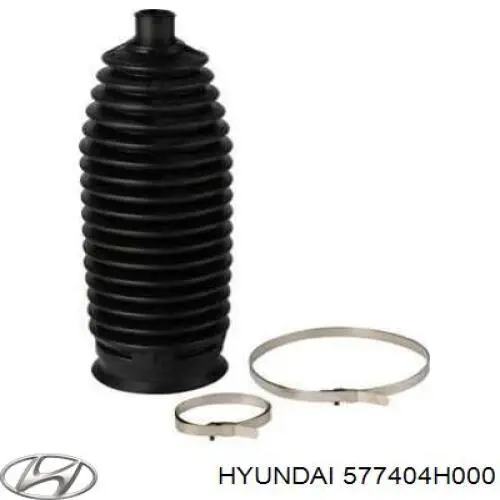 577404H000 Hyundai/Kia Bota de proteção do mecanismo de direção (de cremalheira)