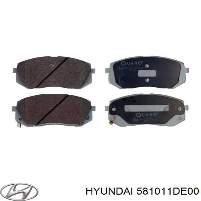 Sapatas do freio dianteiras de disco Hyundai/Kia 581011DE00 preço, a partir de 34,85 USD