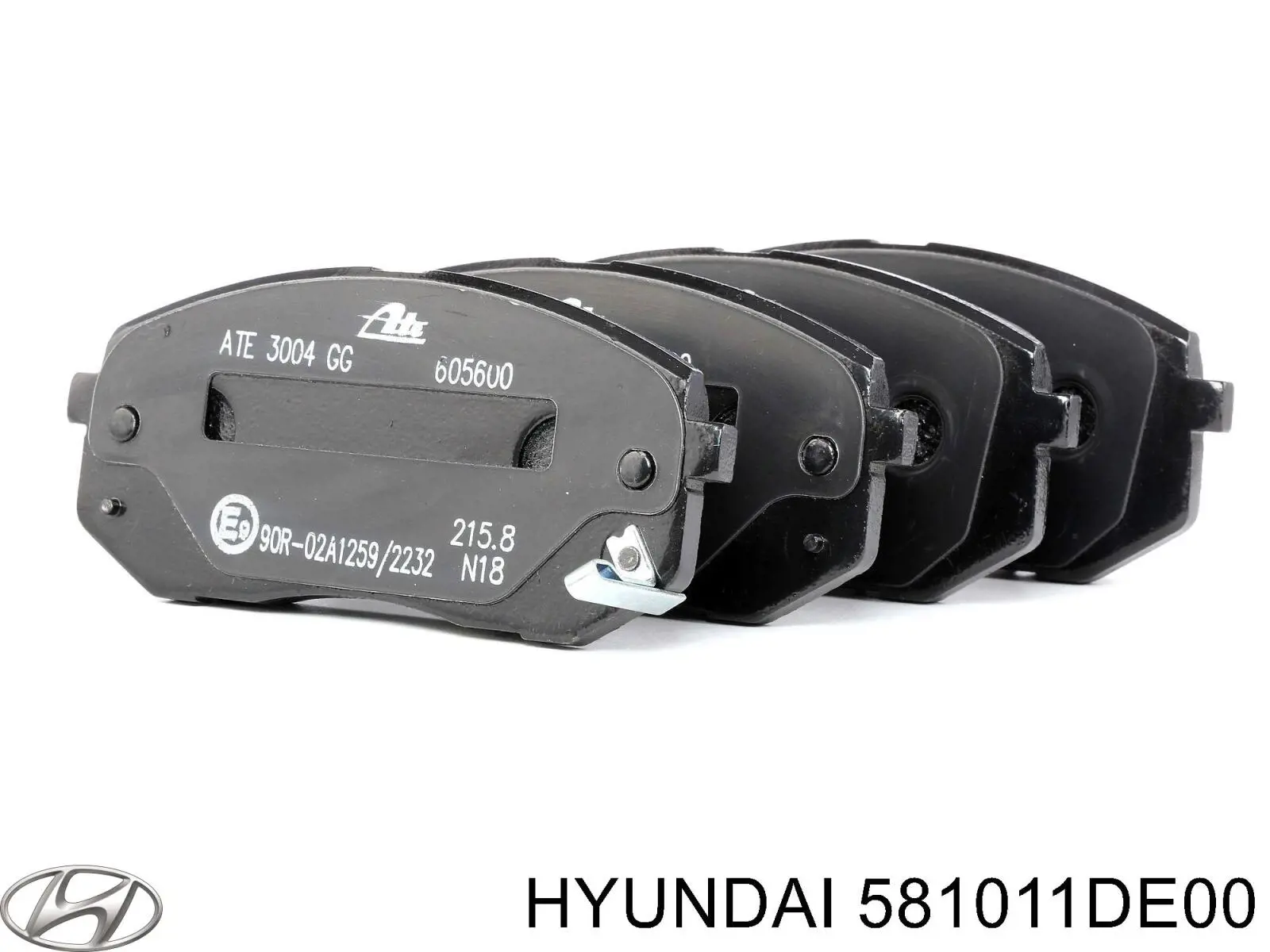 Compre 581011DE00 Hyundai/Kia Sapatas do freio dianteiras de disco