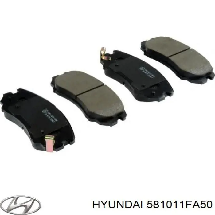 Compre 581011FA50 Hyundai/Kia Sapatas do freio dianteiras de disco