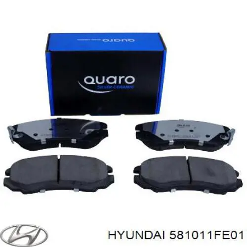 Sapatas do freio dianteiras de disco Hyundai/Kia 581011FE01 preço, a partir de 31,44 USD