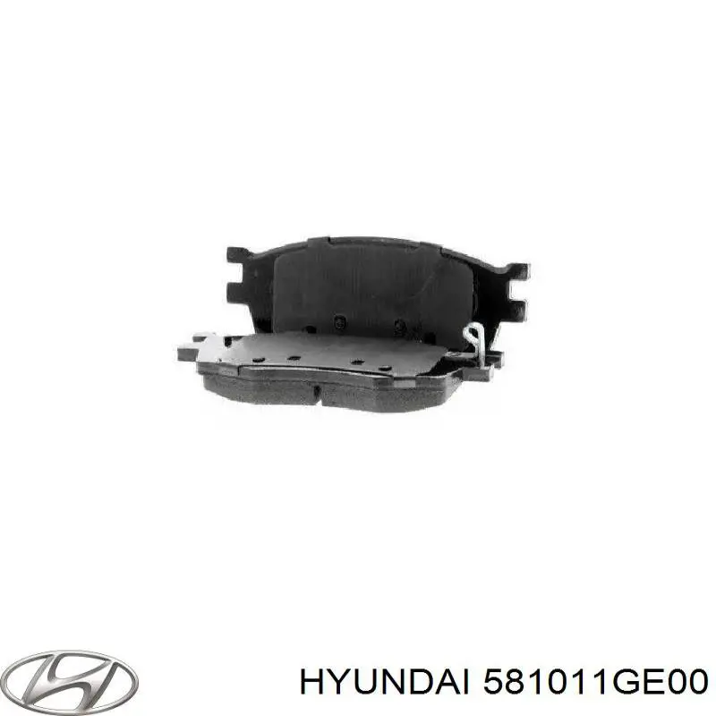 Compre 581011GE00 Hyundai/Kia Sapatas do freio dianteiras de disco