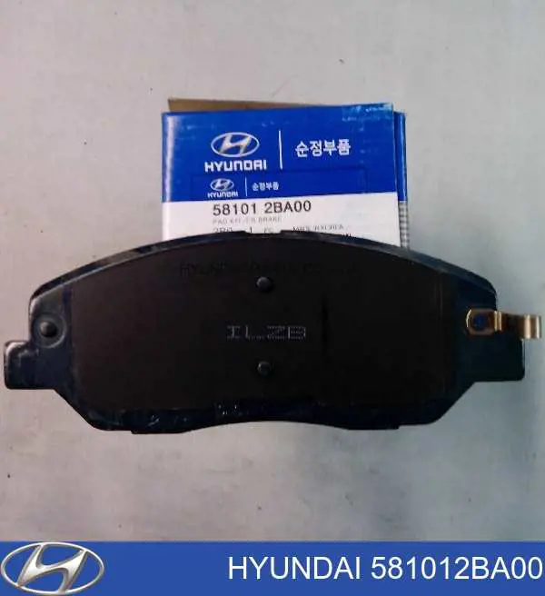 Sapatas do freio dianteiras de disco Hyundai/Kia 581012BA00 preço, a partir de 32,72 USD