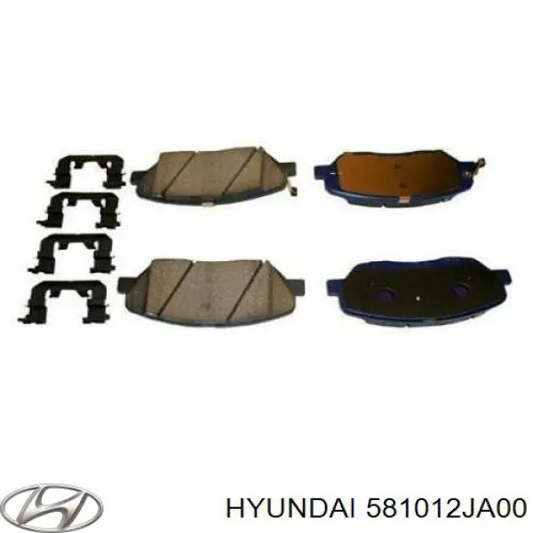 Sapatas do freio dianteiras de disco Hyundai/Kia 581012JA00 preço, a partir de 23,83 USD