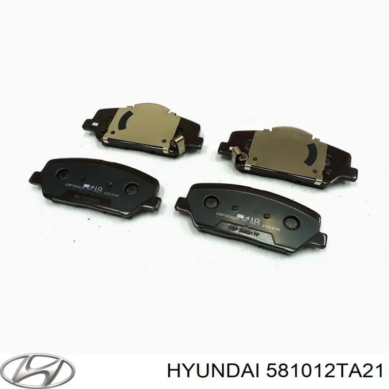 Compre 581012TA21 Hyundai/Kia Sapatas do freio dianteiras de disco