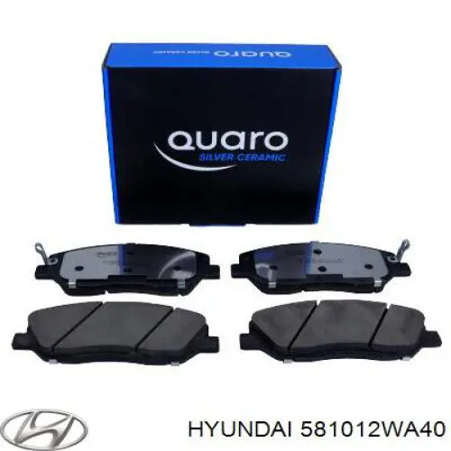 Sapatas do freio dianteiras de disco Hyundai/Kia 581012WA40 preço, a partir de 32,72 USD