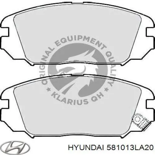 Compre 581013LA20 Hyundai/Kia Sapatas do freio dianteiras de disco
