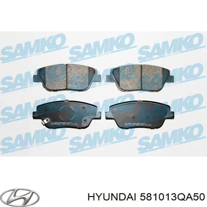Sapatas do freio dianteiras de disco Hyundai/Kia 581013QA50 preço, a partir de 32,27 USD