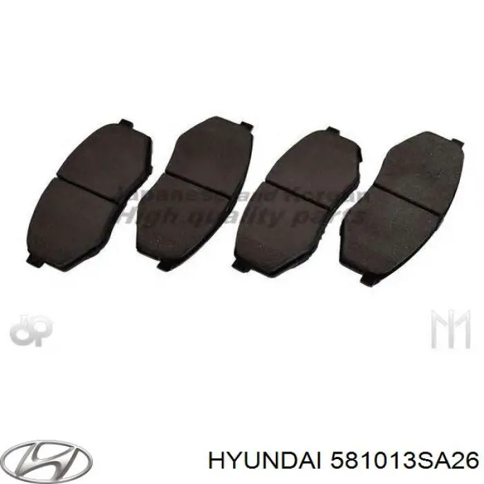 Compre 581013SA26 Hyundai/Kia Sapatas do freio dianteiras de disco