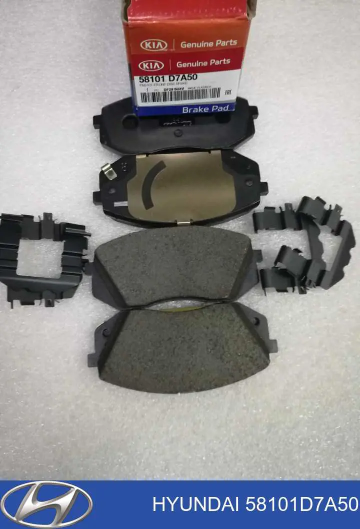 Sapatas do freio dianteiras de disco Hyundai/Kia 58101D7A50 preço, a partir de 40,36 USD