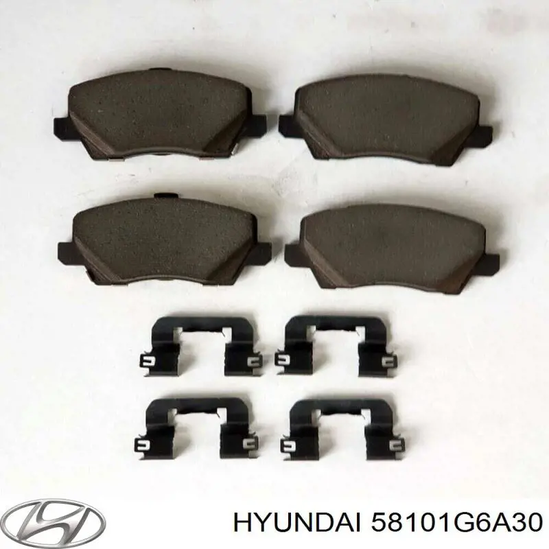 Sapatas do freio dianteiras de disco Hyundai/Kia 58101G6A30 preço, a partir de 177,74 USD