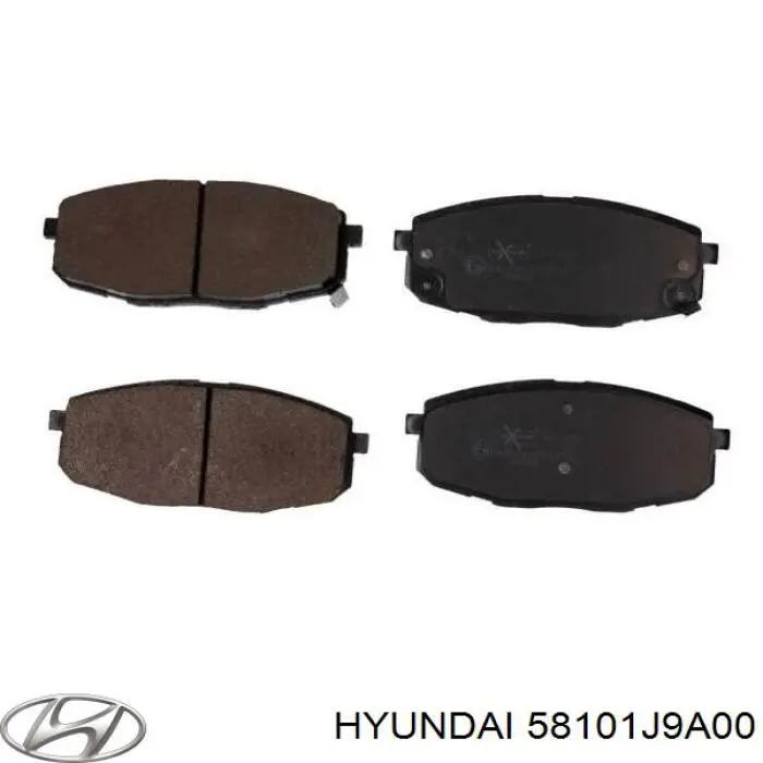 Sapatas do freio dianteiras de disco Hyundai/Kia 58101J9A00 preço, a partir de 23,77 USD