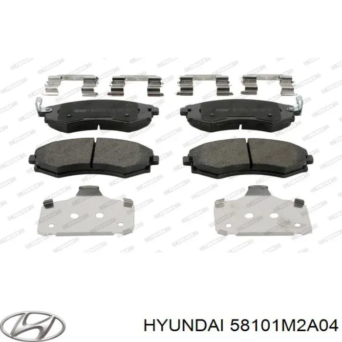 Sapatas do freio dianteiras de disco Hyundai/Kia 58101M2A04 preço, a partir de 30,65 USD