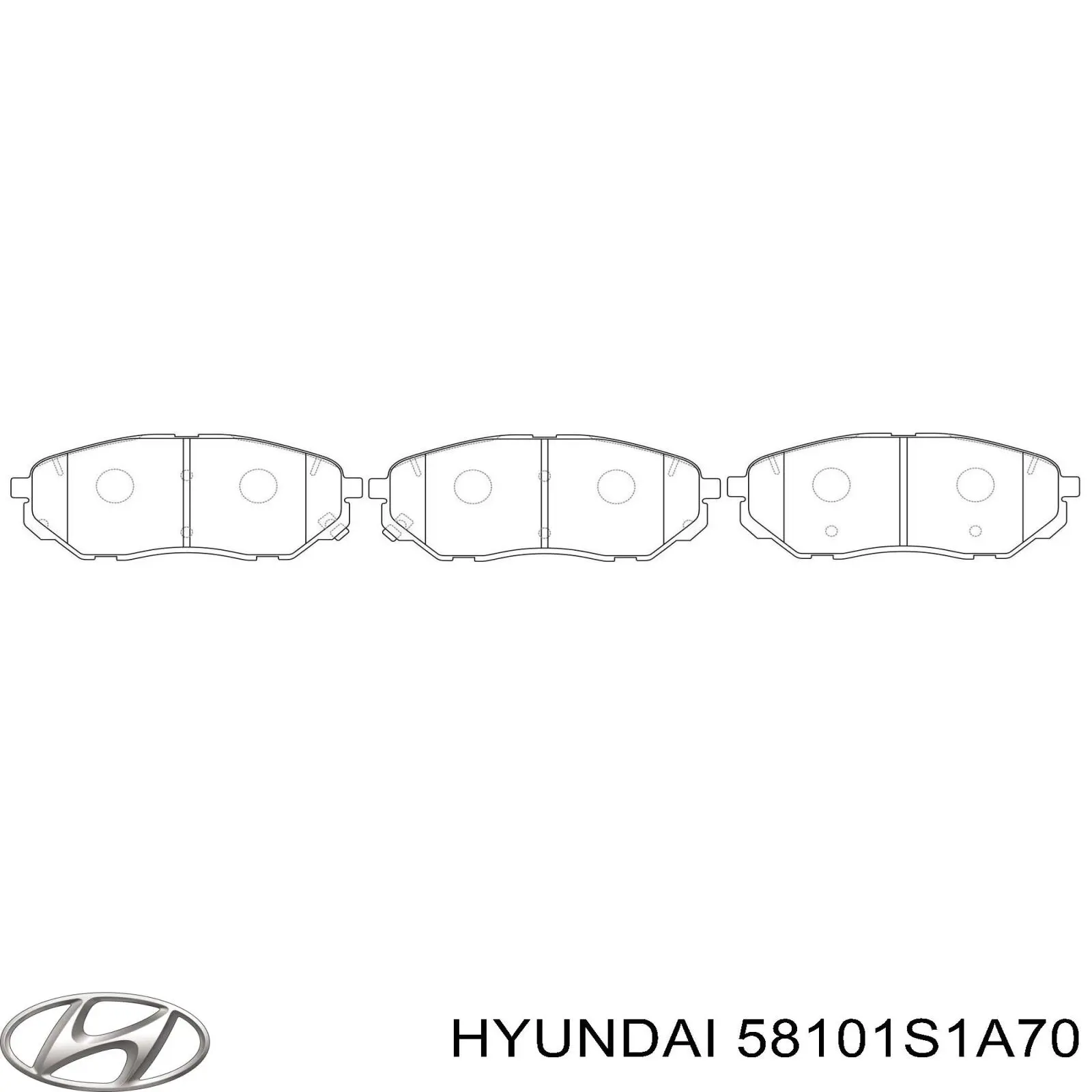 Sapatas do freio dianteiras de disco Hyundai/Kia 58101S1A70 preço, a partir de 31,53 USD