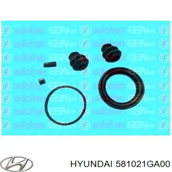 581021GA00 Hyundai/Kia Kit de reparação de suporte do freio dianteiro