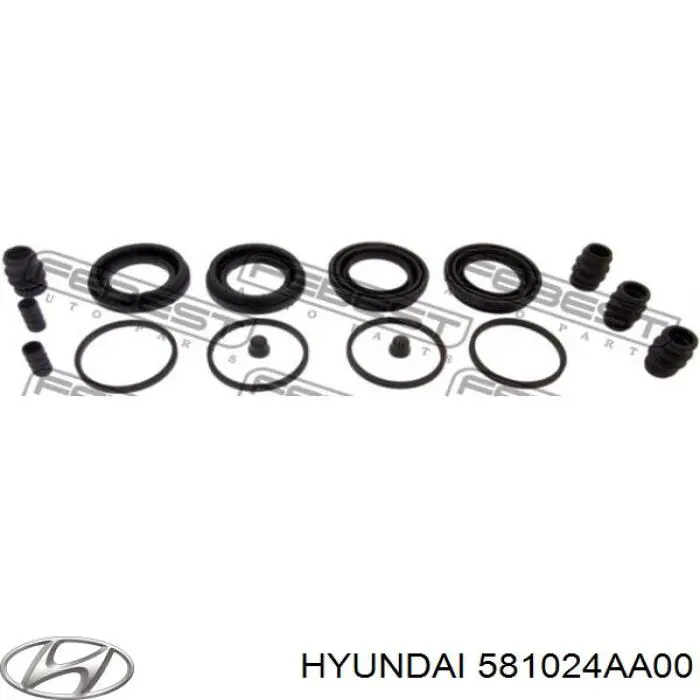 Compre 581024AA00 Hyundai/Kia Kit de reparação de suporte do freio dianteiro