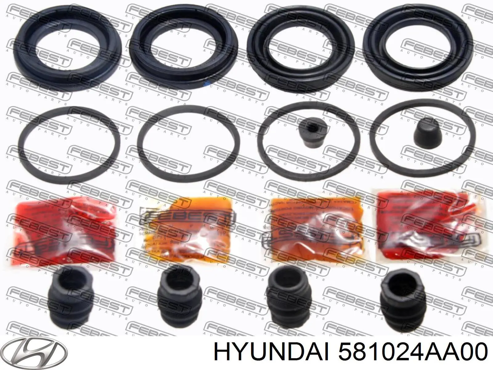 Kit de reparação de suporte do freio dianteiro Hyundai/Kia 581024AA00 preço, a partir de 18,41 USD