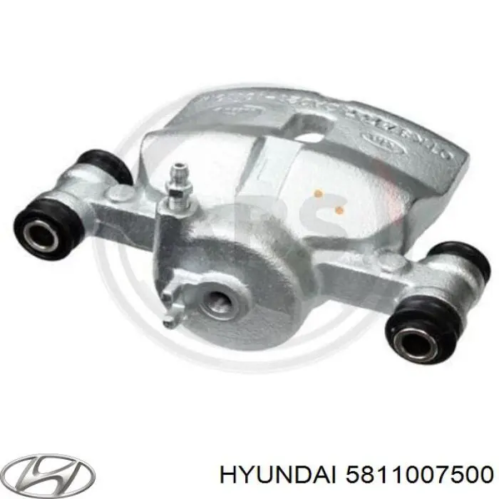 5811007500 Hyundai/Kia Suporte do freio dianteiro esquerdo