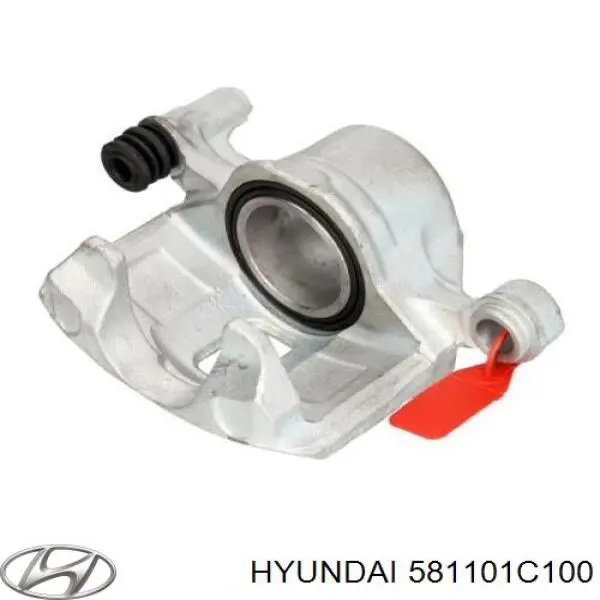 581101C100 Hyundai/Kia Suporte do freio dianteiro esquerdo
