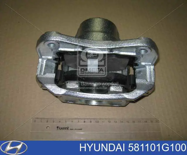 581101G100 Hyundai/Kia Suporte do freio dianteiro esquerdo