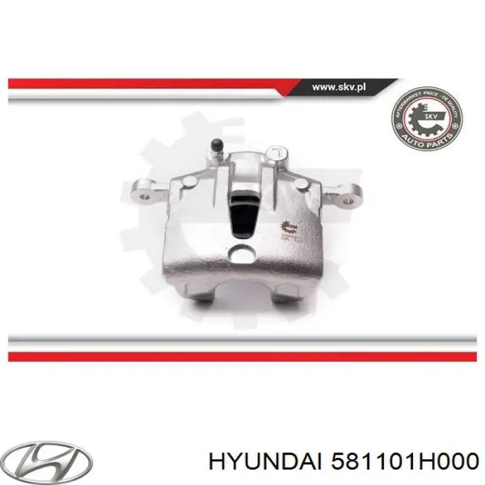 Compre 581101H000 Hyundai/Kia Suporte do freio dianteiro esquerdo