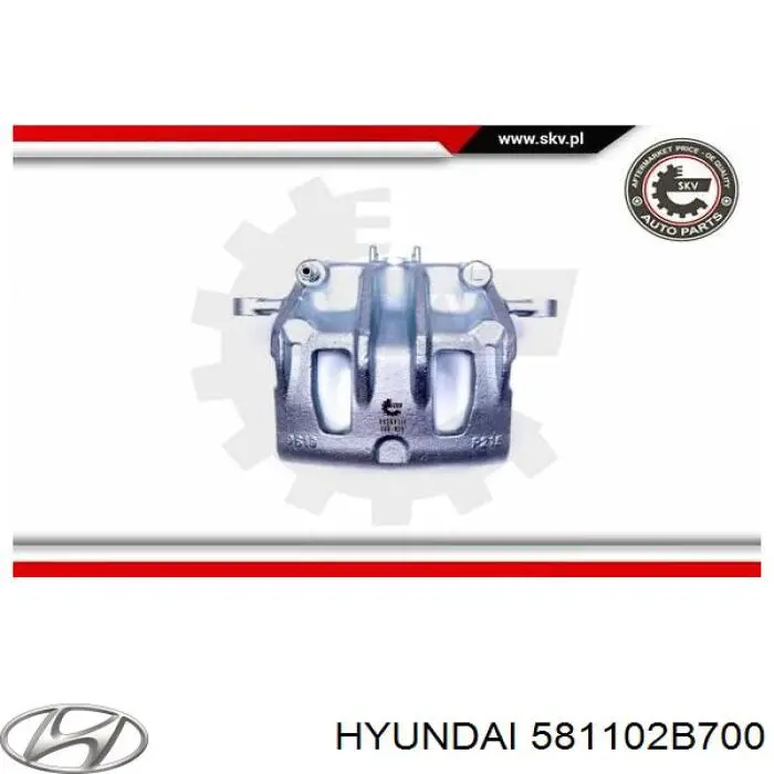 Suporte do freio dianteiro esquerdo Hyundai/Kia 581102B700 preço, a partir de 79,38 USD