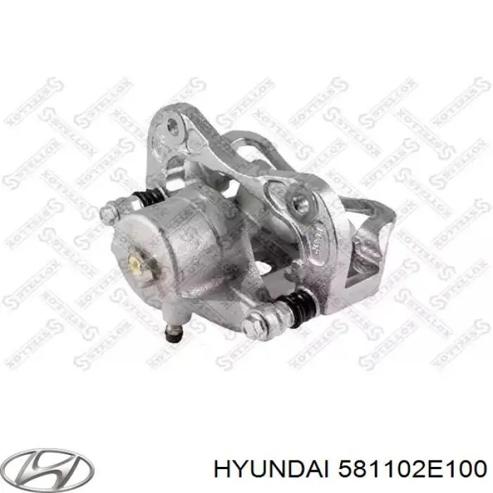 581102E100 Hyundai/Kia Suporte do freio dianteiro esquerdo