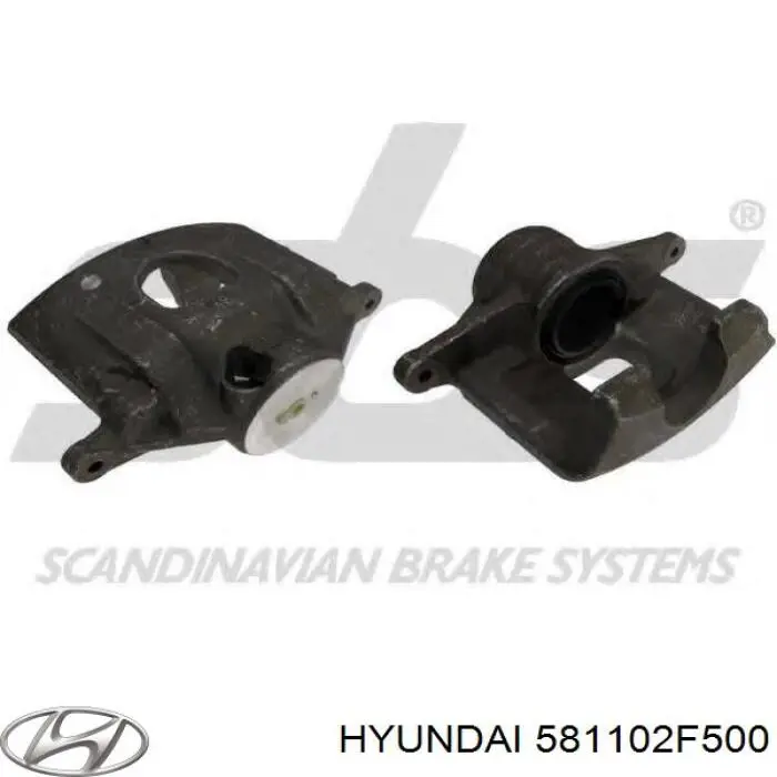 Compre 581102F500 Hyundai/Kia Suporte do freio dianteiro esquerdo