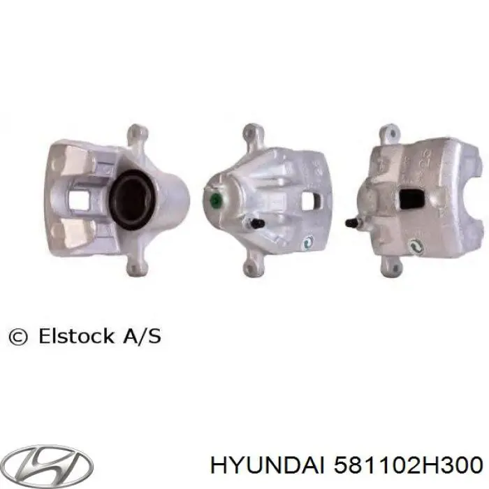 581102H300 Hyundai/Kia Suporte do freio dianteiro esquerdo