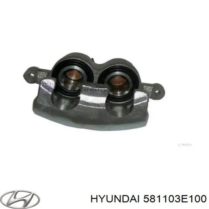 581103E100 Hyundai/Kia Suporte do freio dianteiro esquerdo