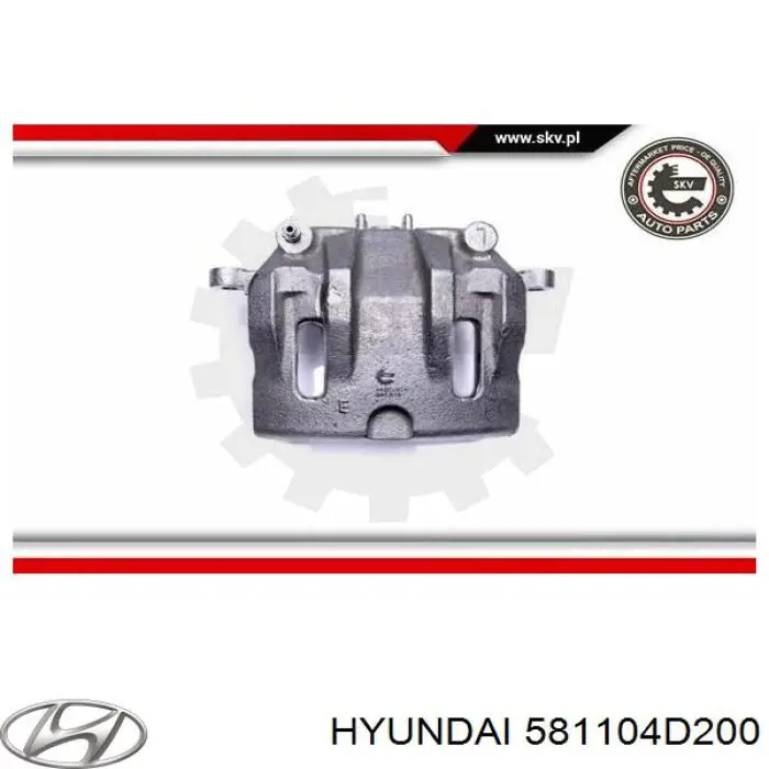 Suporte do freio dianteiro esquerdo Hyundai/Kia 581104D200 preço, a partir de 85,02 USD