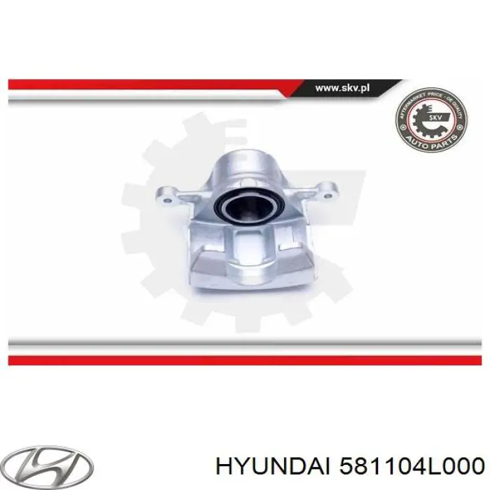 Suporte do freio dianteiro esquerdo Hyundai/Kia 581104L000 preço, a partir de 58,90 USD