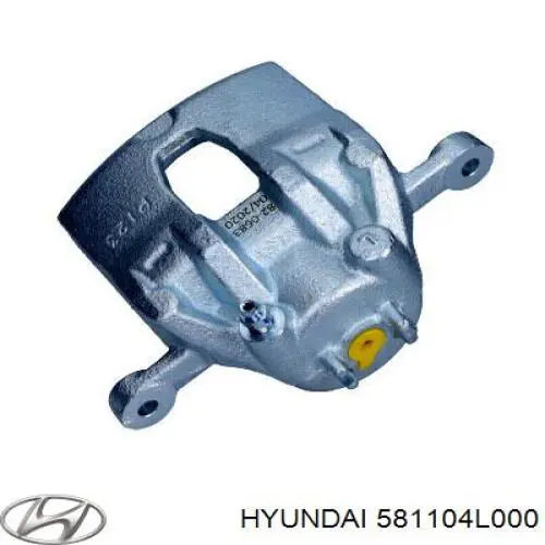581104L000 Hyundai/Kia Suporte do freio dianteiro esquerdo