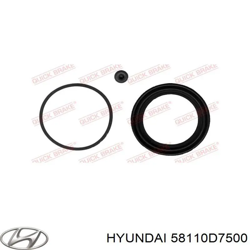 58110D7500 Hyundai/Kia Suporte do freio dianteiro esquerdo