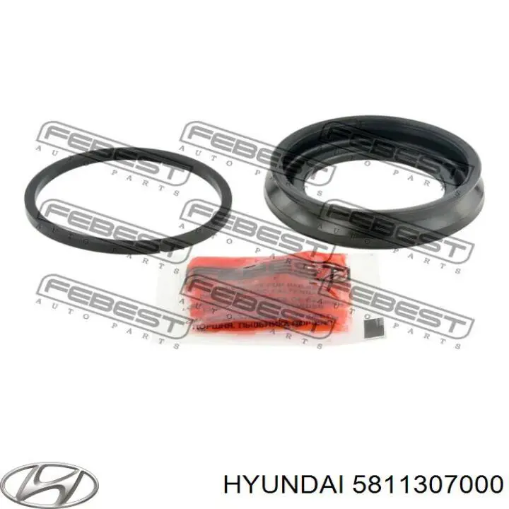 5811307000 Hyundai/Kia Kit de reparação de suporte do freio dianteiro